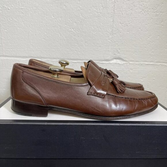 Church’s Handmade Penny Loafer Tassel Brown Leather Slip-On Size UK 11/ US 12 main image 4